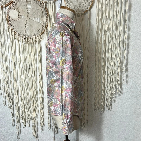 Maus & Hoffman Liberty Fabric Long Sleeve Button Down Shirt Size Small - Picture 6 of 8